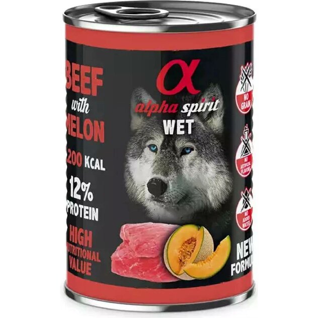 alpha spirit hovädzie s dyňou 400g-